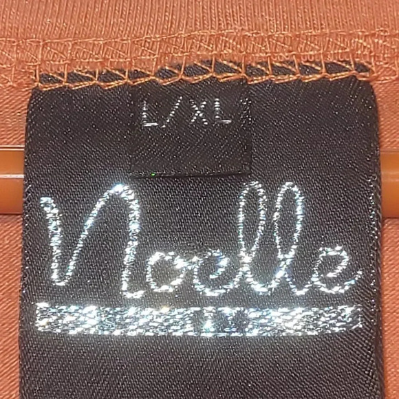 NOELLE Women's Orange Long Sleeve Flared Tunic with Large Buttons  ~ XL - Picture 2 of 9